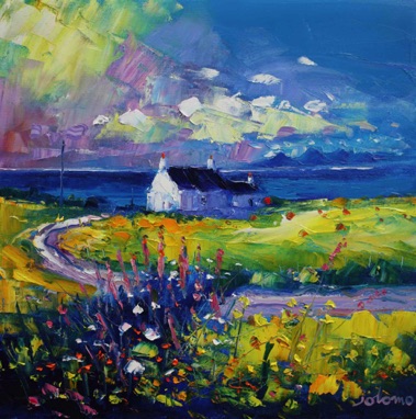 Summerlight over Gigha and the Paps of Jura 16x16